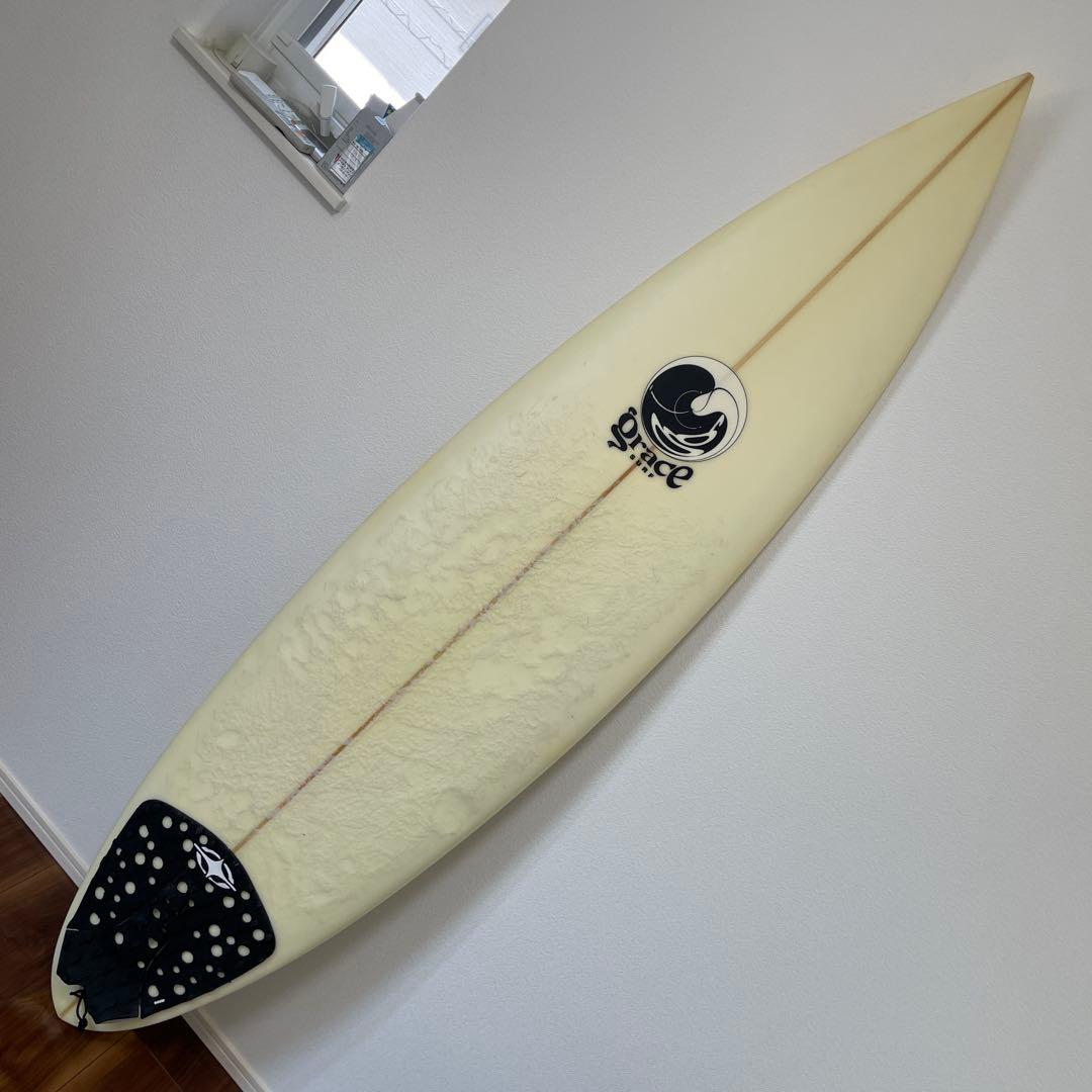 GRACE サーフボード セミガン 6'4×46.5×5.8 ケース付き