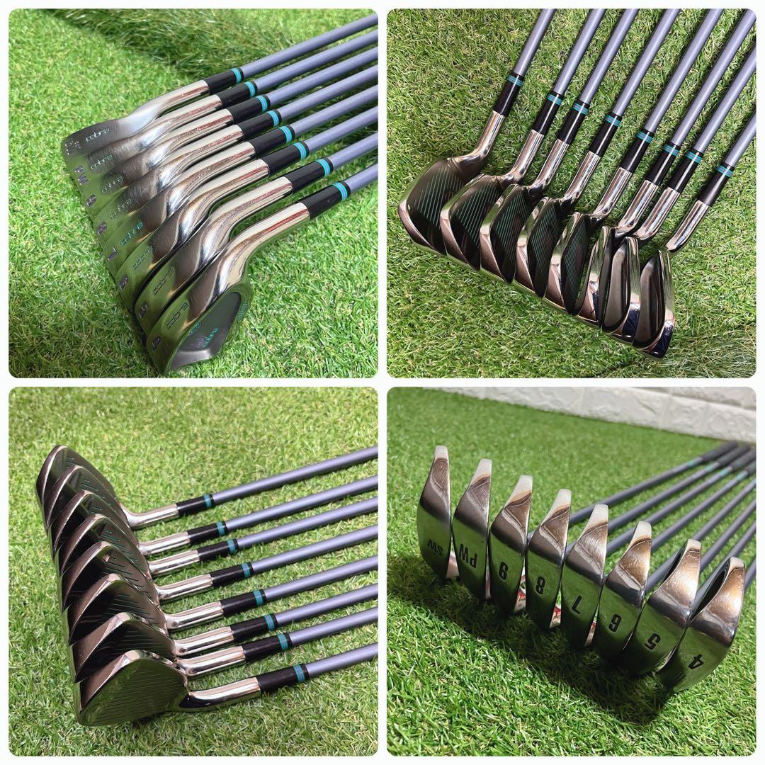 美品 初心者に優しいセット Cobra他 レディースゴルフクラブ12本セット