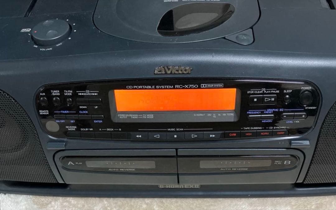 Victor RC-X750 リモコン・説明書付