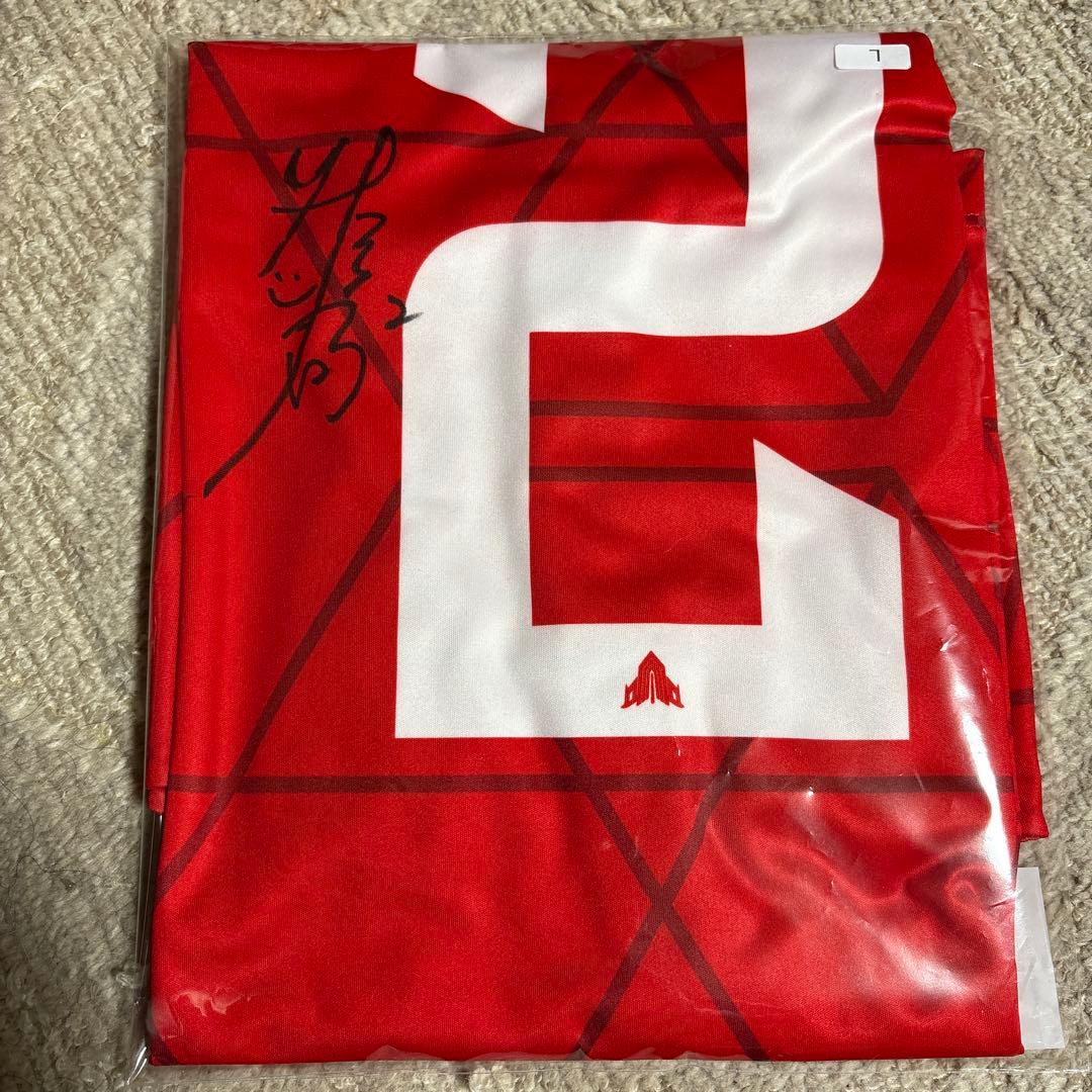 NECレッドロケッツ　佐藤淑乃　ユニフォームLサイズ　直筆サイン