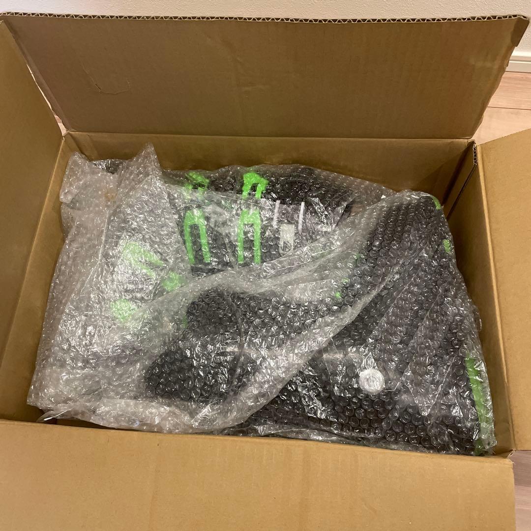 LANGE スキーブーツ ブラック/グリーン