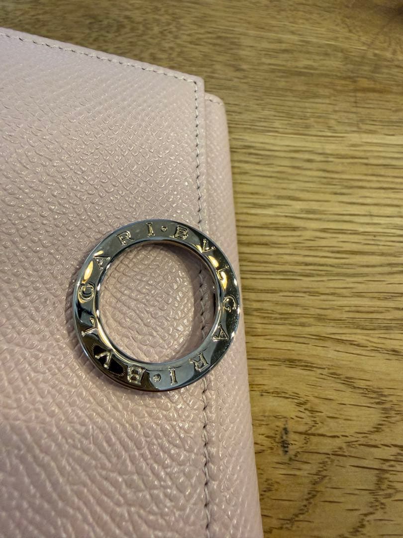 ブルガリ　30421 名刺入れカードケース　ピンク