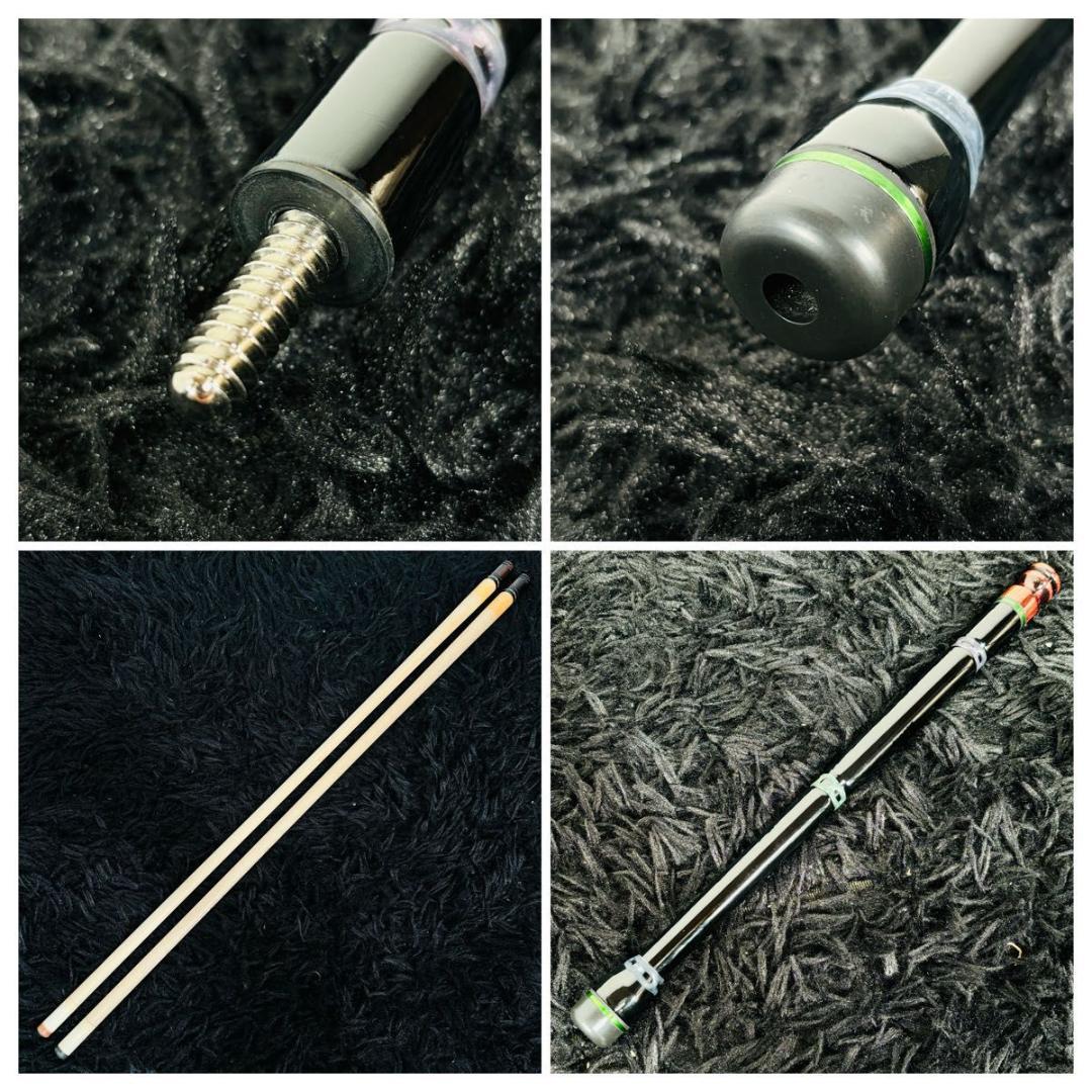 マクダーモット プレイキュー シャフト2本 ジャンプ用バット付 セミハードケース