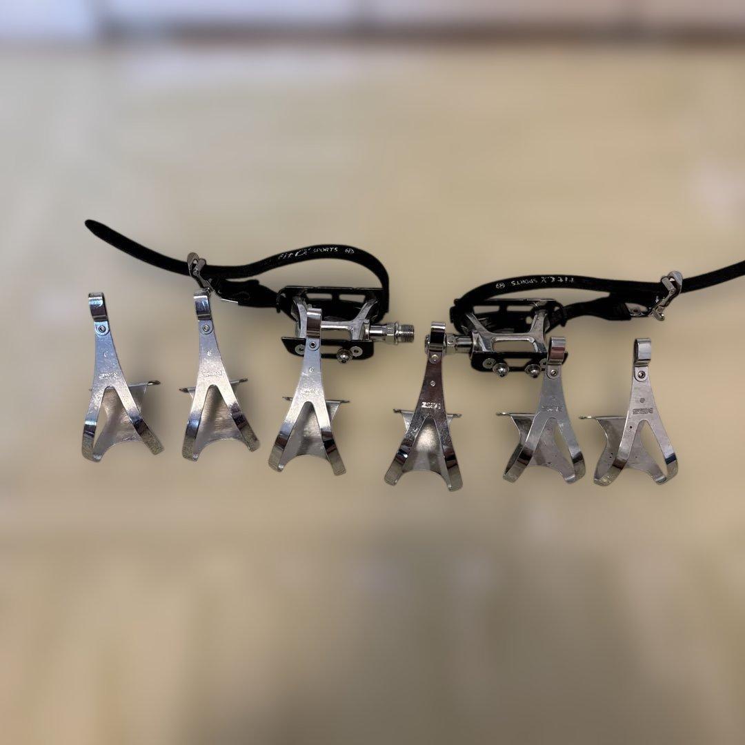 競輪、トラック競技用ペダルのセット