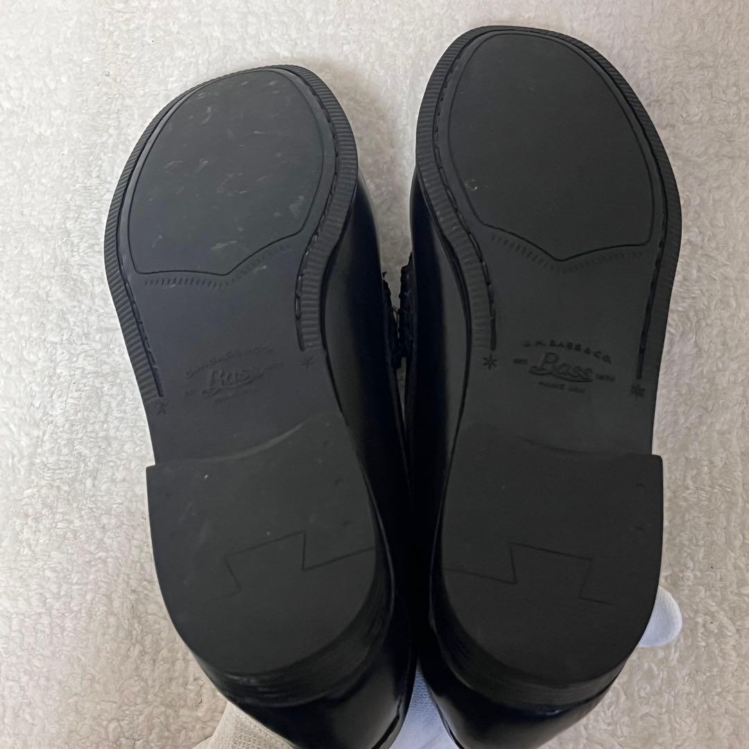 【G.H.BASS】美品 ローファー ブラック レザー