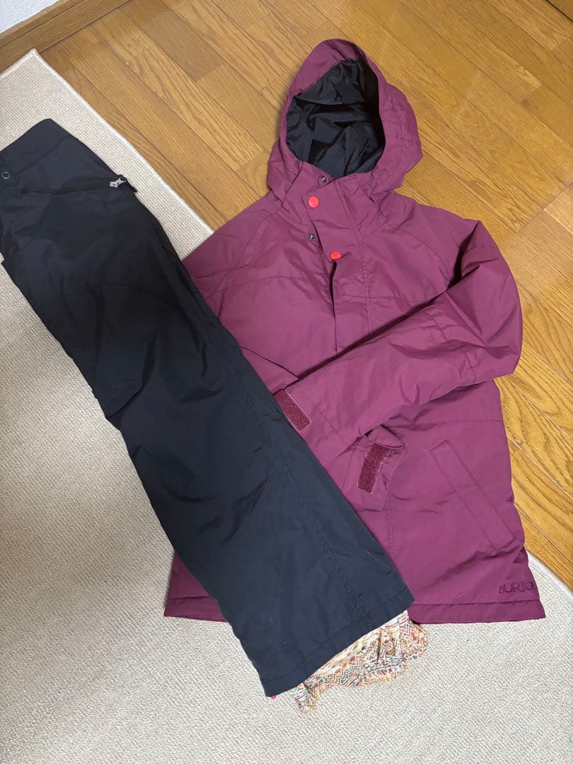BURTON スノーボードウェア上下セット 上S 下XS