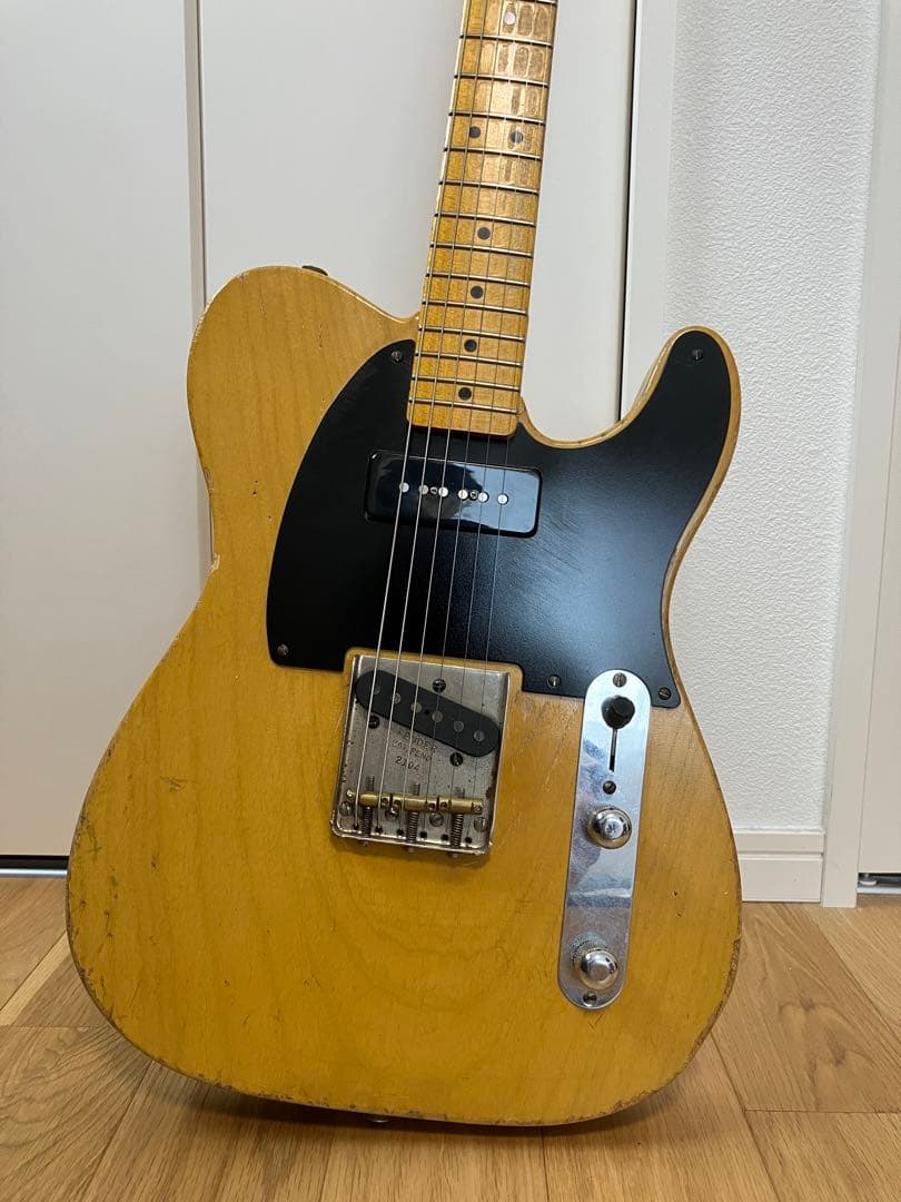 テレキャスタータイプ　ロンエリス　P90 ギター　ジュリアンラージ