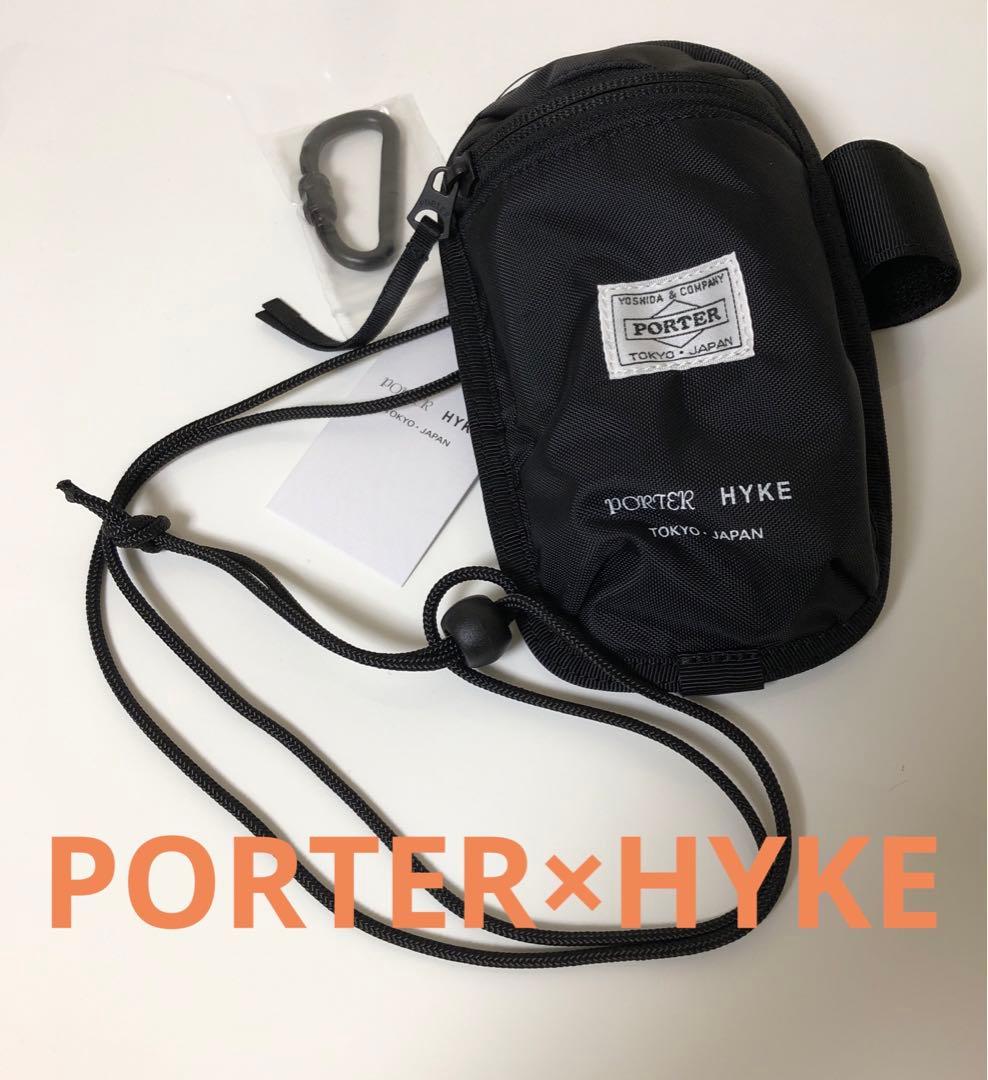 新品タグ付き PORTER×HYKE ポーター ハイク アームポーチ ブラック
