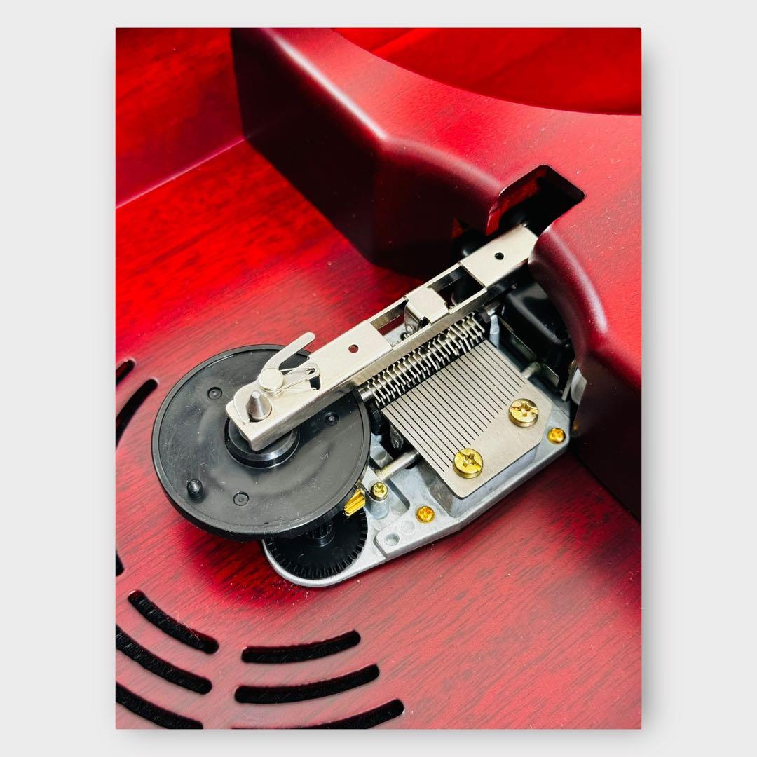 7434.フジゲン ディスクオルゴール 20弁 ディスク6枚 ミラー付