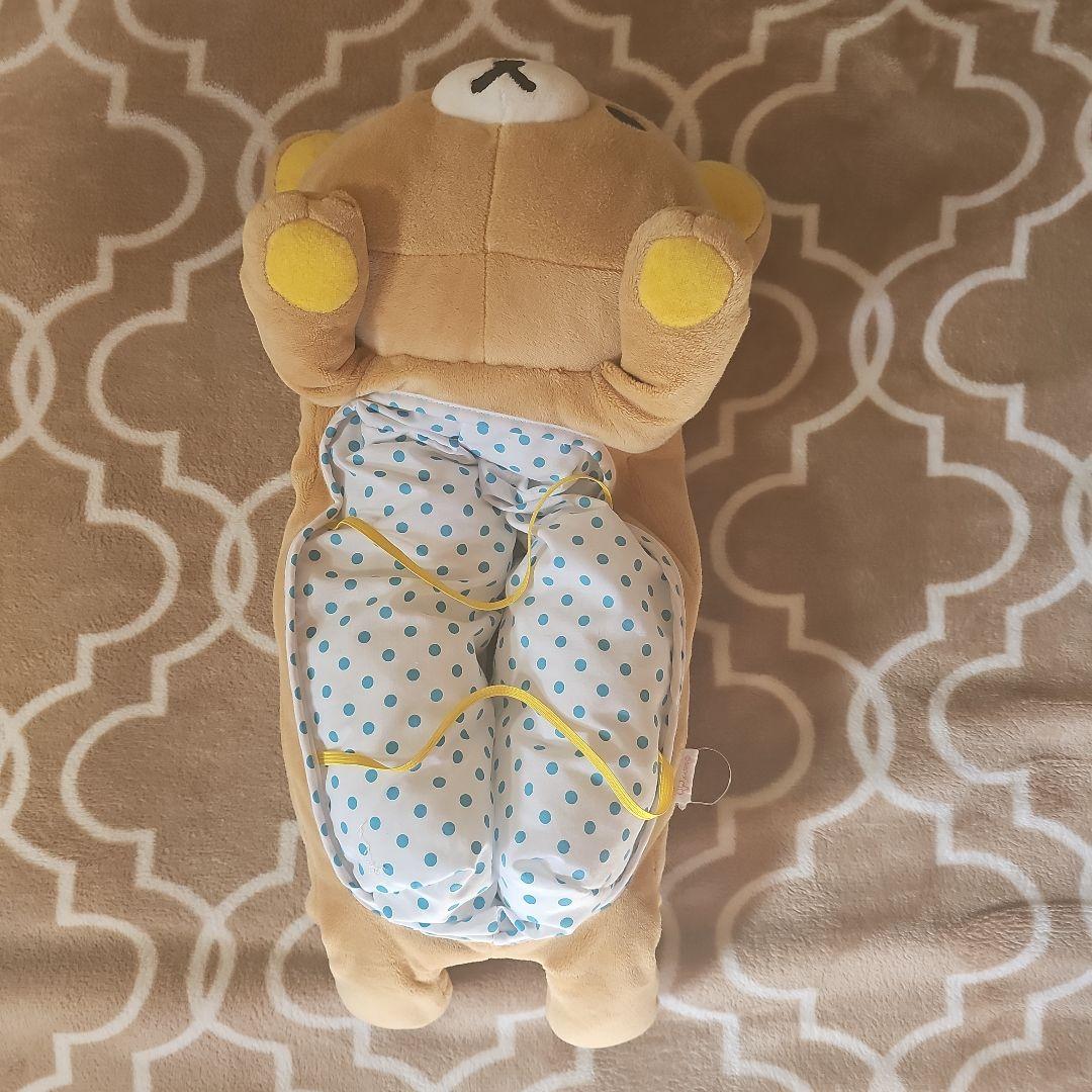 リラックマ くったりぬいぐるみLL,　ティッシュカバー　抱き枕の3点セット