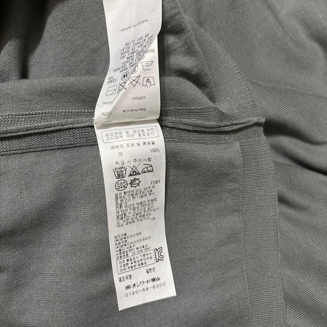 ATON ニット 6 SUVIN COTTON OVERSIZE SWEATER