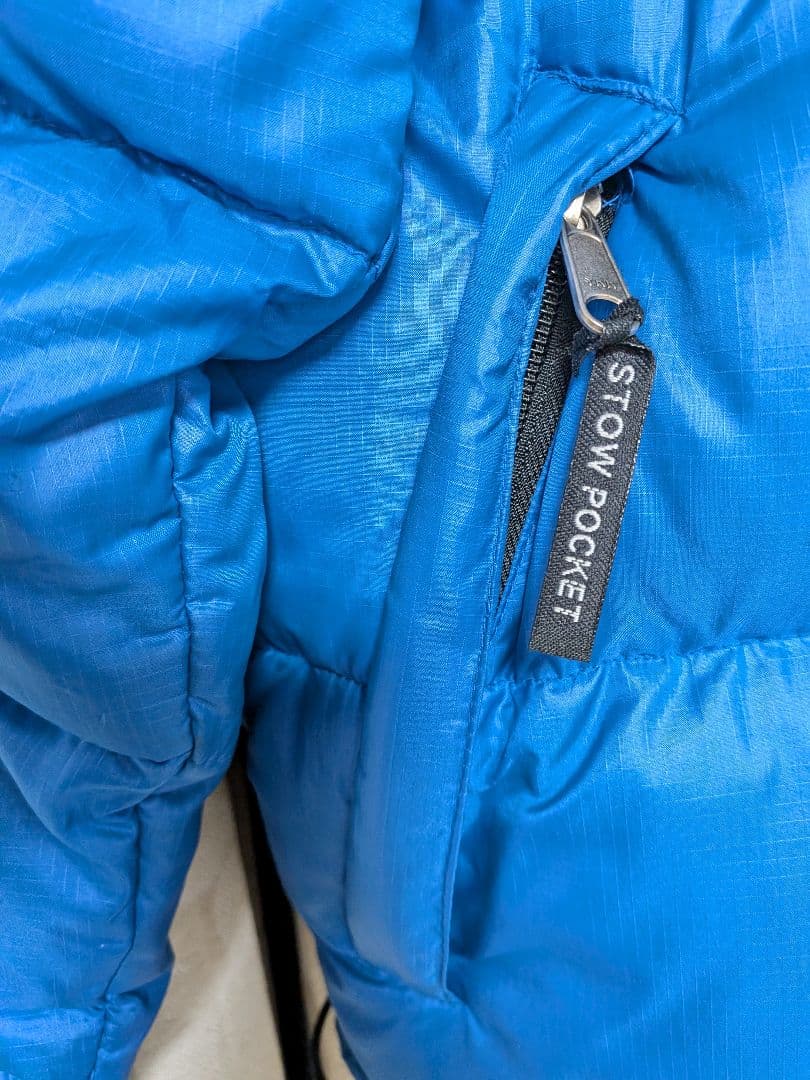 ノースフェイス90sダウンジャケットL 青 ヌプシ