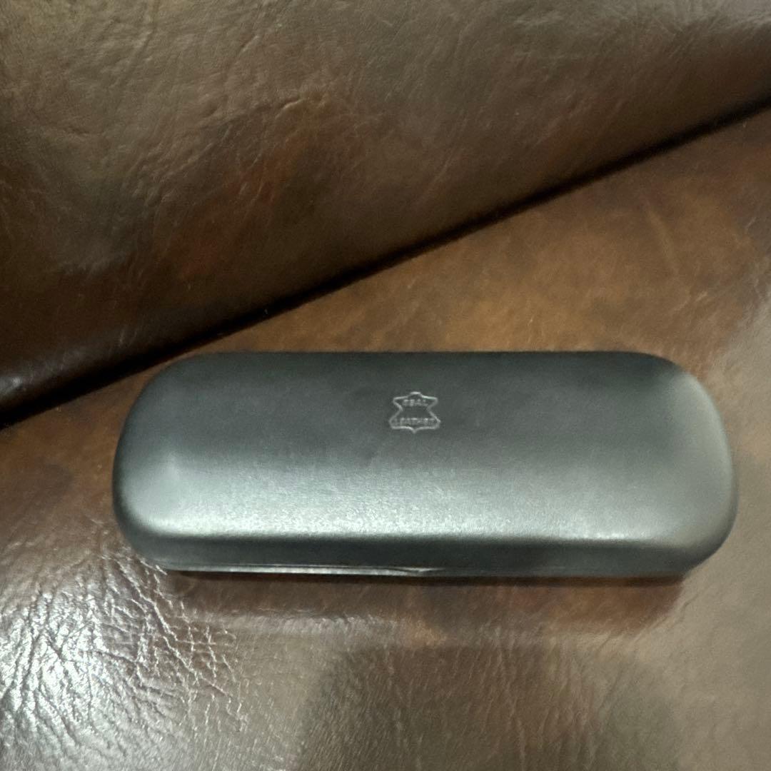 CHROME HEARTS/クロムハーツ スクロールラベル レザーメガネケース