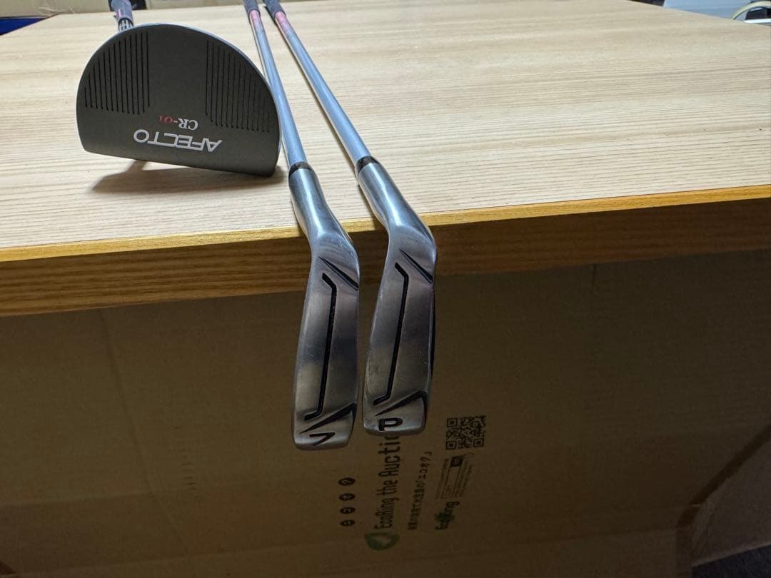 AFECTO CR-01 レディース 初心者 練習用 ゴルフ5本セット