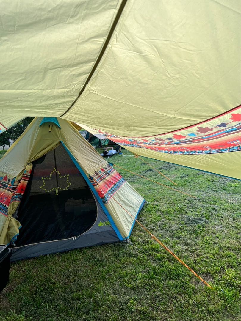 ロゴスナバボ⭐︎ポールテント300&タープセット