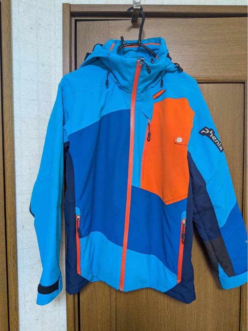 fenixスキーウェア上下　青/オレンジ 上:Sサイズ　下:Mサイズ