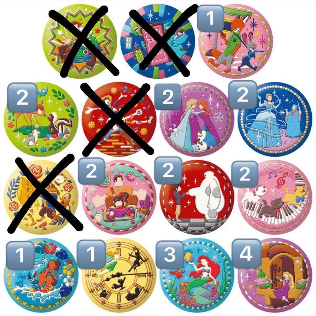 ディズニープリンセス ピンバッジセット