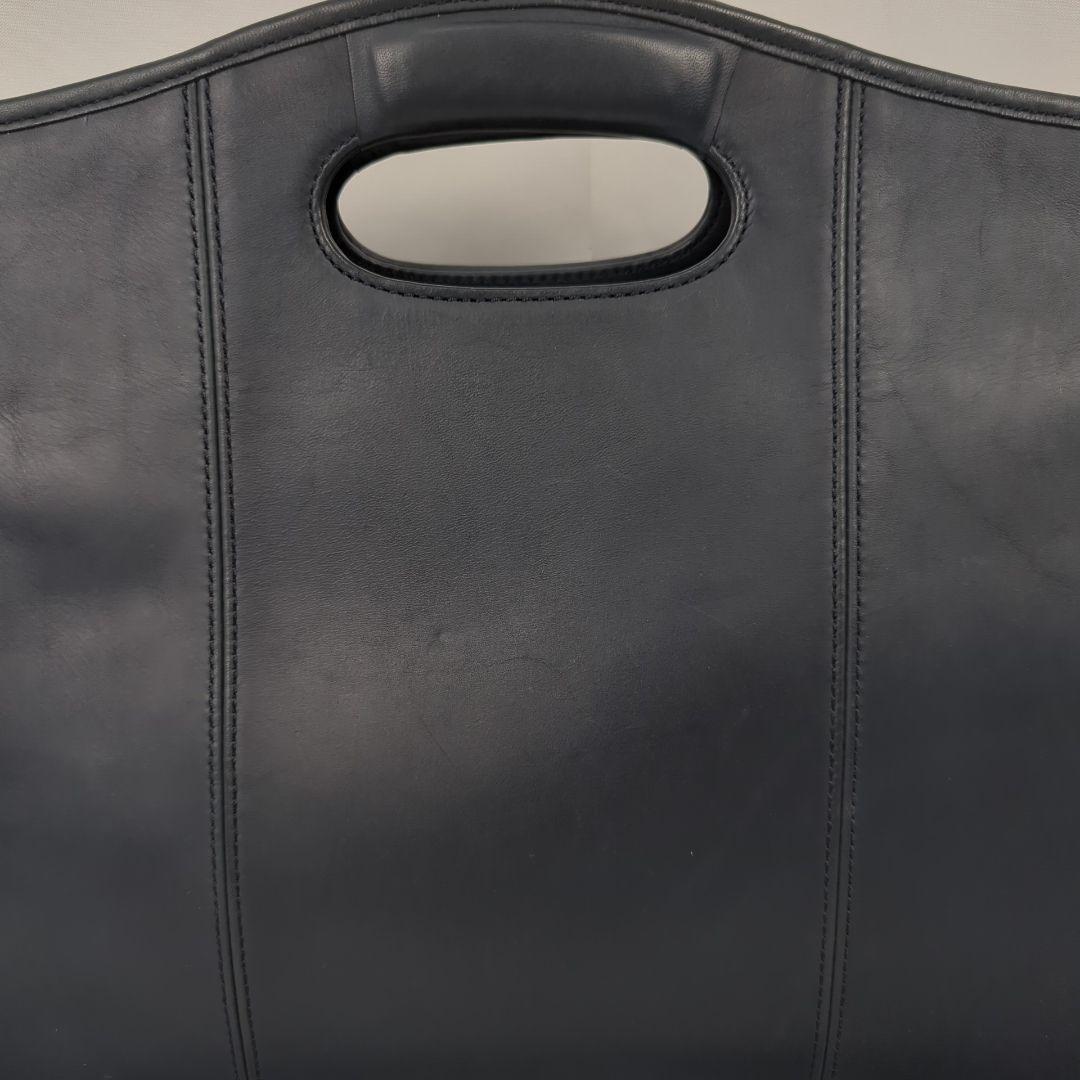 【希少】OLD COACH オール レザー ショルダー ビジネス ハンドバッグ