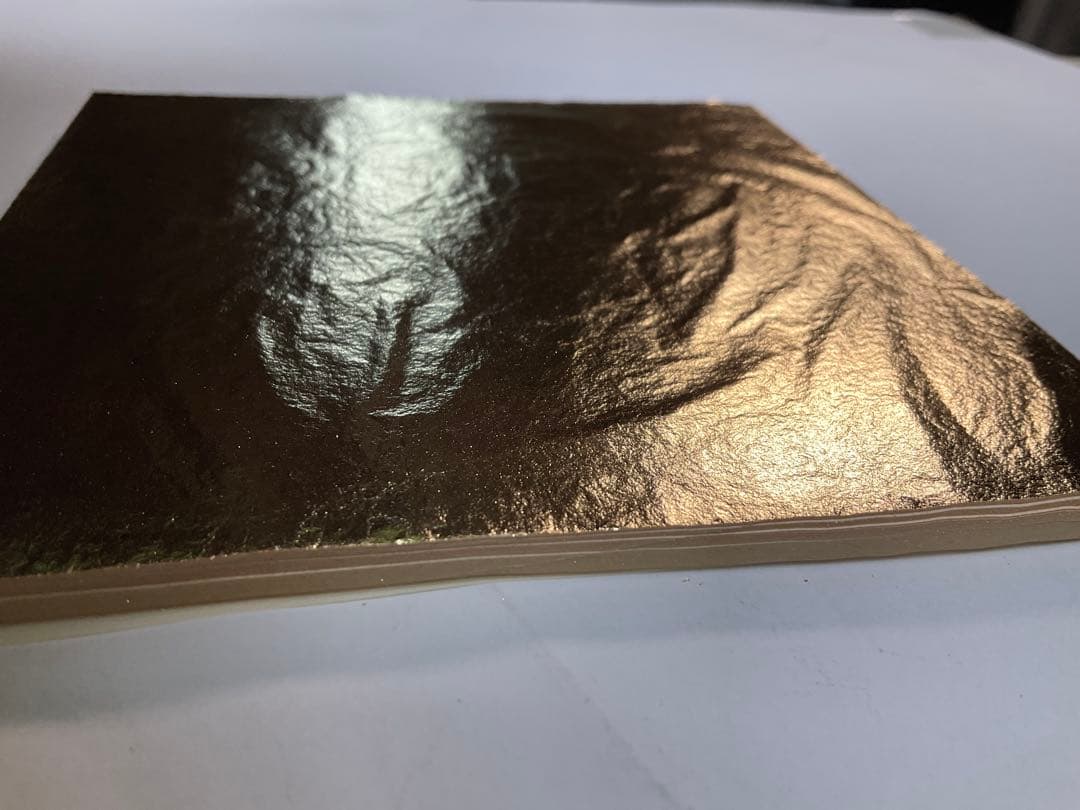 金箔145mm角と耳付き裁断前各500枚の出品