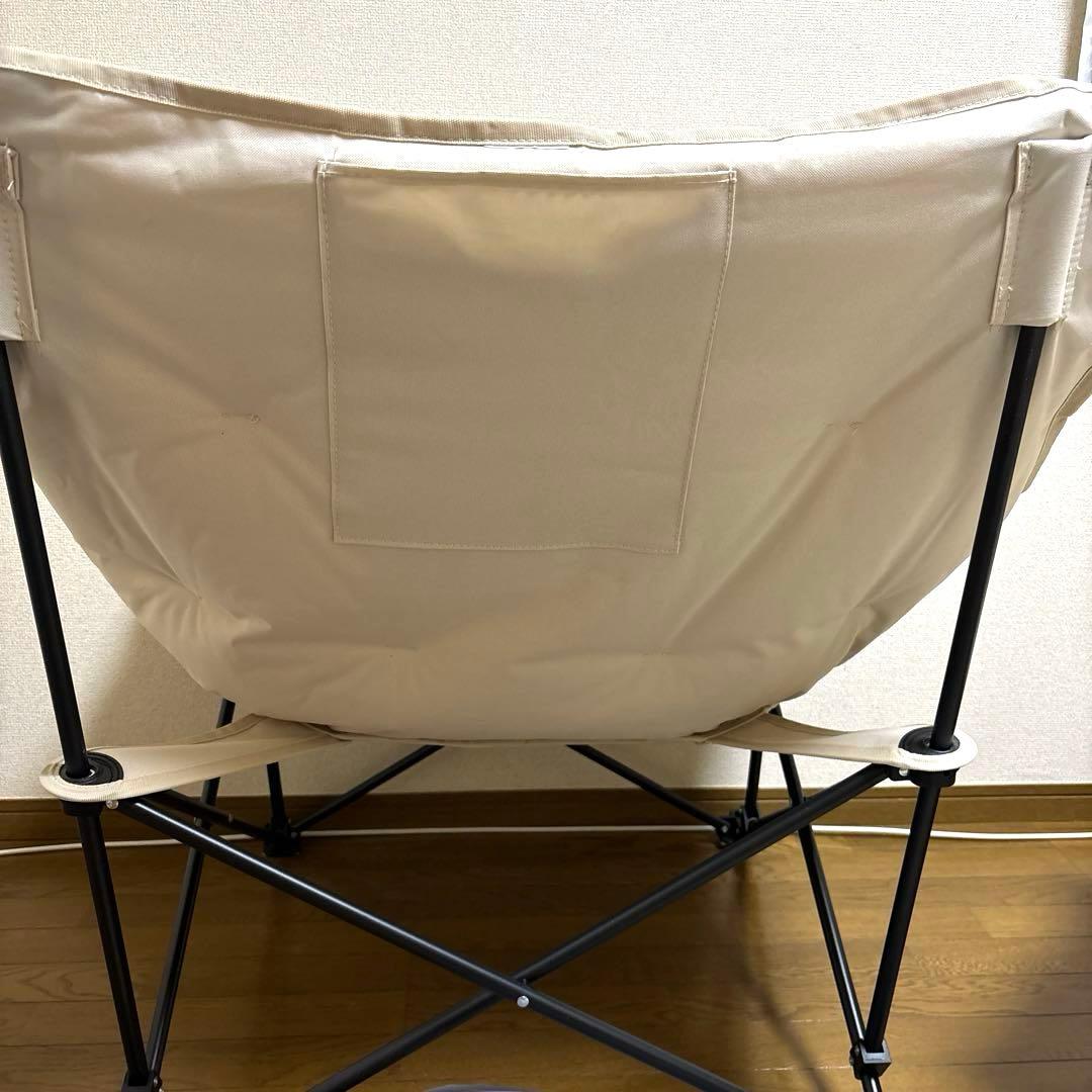 ニトリ　バタフライチェア　ワイド　折りたたみスツール　オットマン　セット