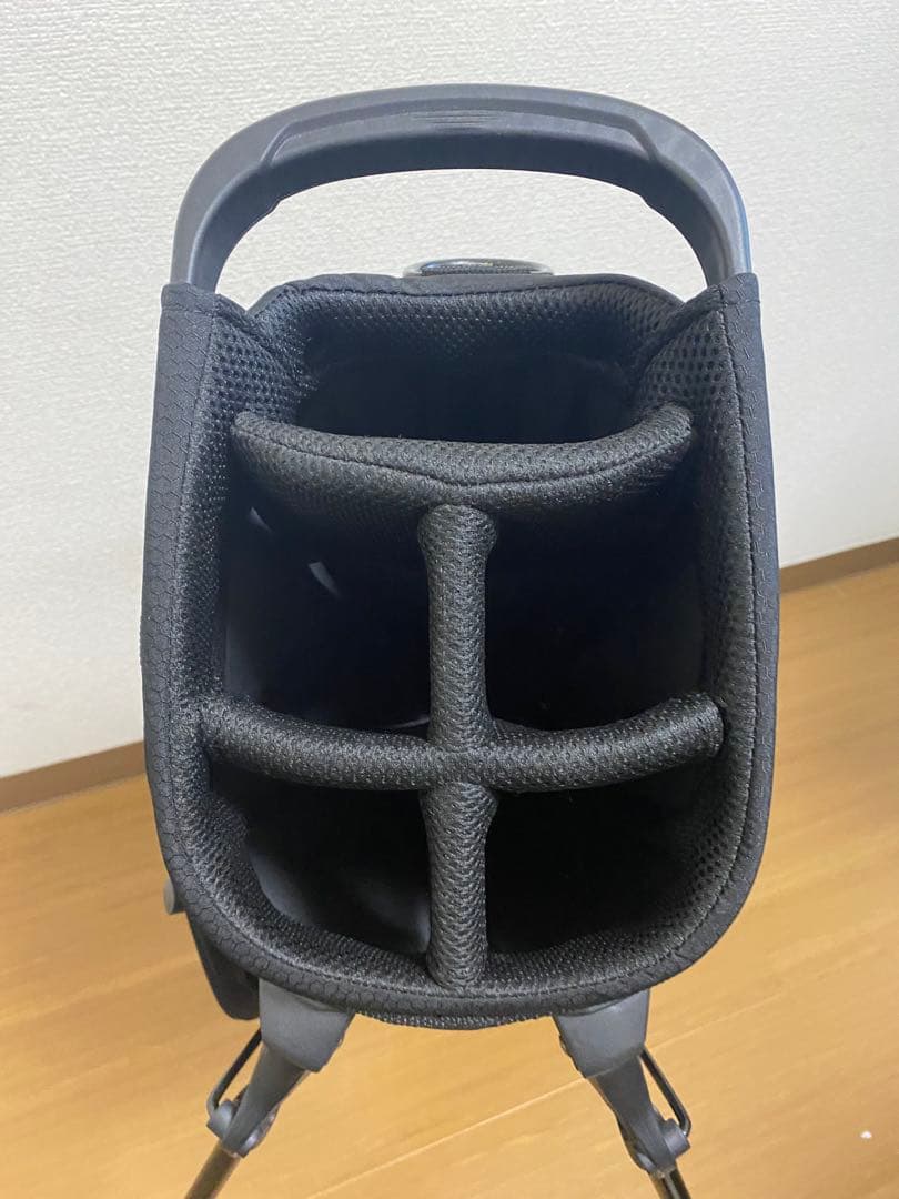 adidas ゴルフバッグ 黒/オレンジ/白