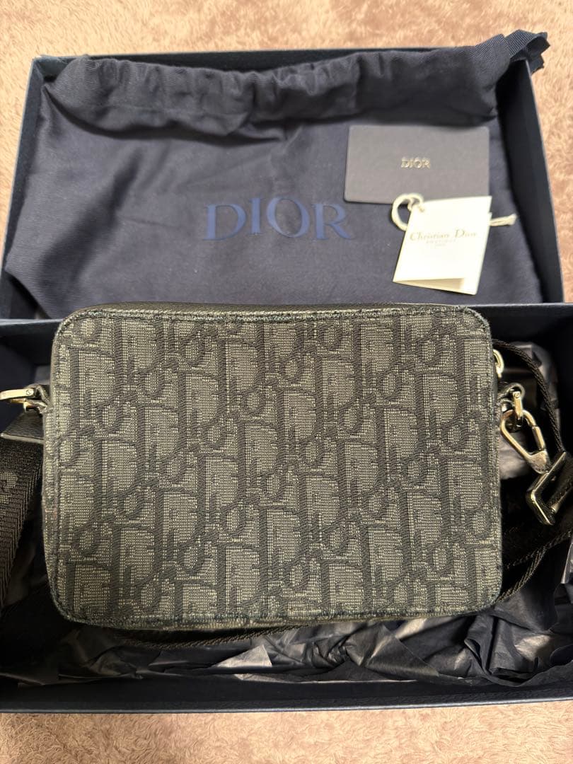 DIOR ディオール オブリーク ジャカード ショルダーポーチ 正規品