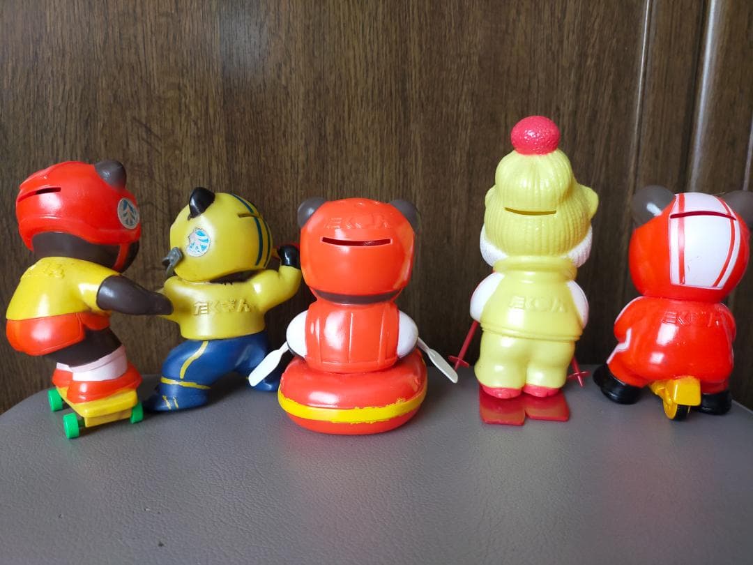 たくぎん　たくちゃん　貯金箱　５個