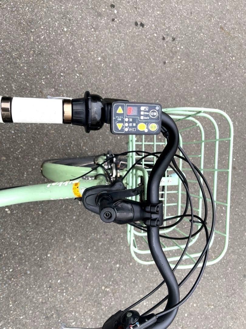 【BRIDGESTONE】bikke2子供乗せ電動自転車20型3速LED付属品付