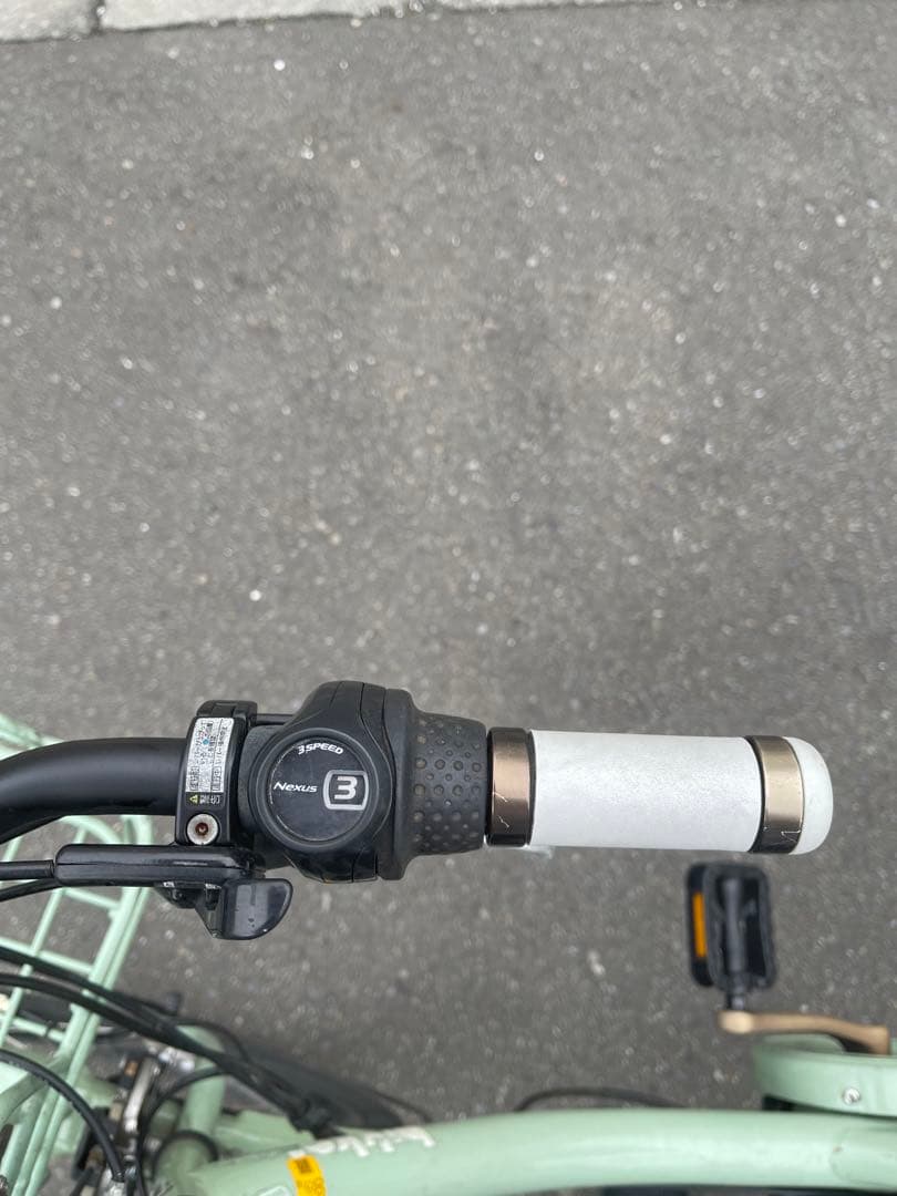 【BRIDGESTONE】bikke2子供乗せ電動自転車20型3速LED付属品付