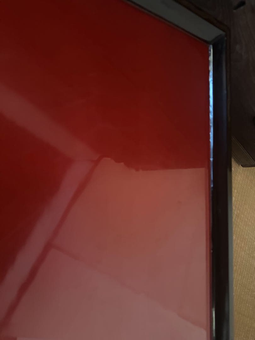 アンティーク 入れ子 机 輪島塗 脚付膳 一対 明治期 廣盆 蒔絵 黒朱塗