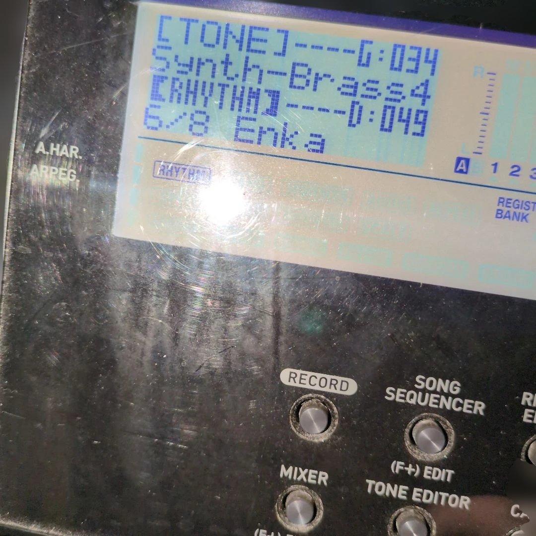 CASIO　WK-6600　本体　譜面台　アダプター