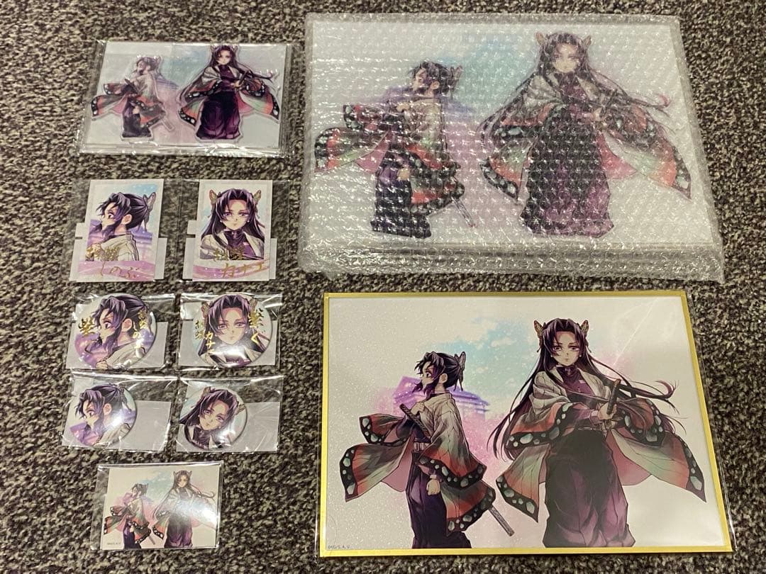 オールコンプ１０点　しのぶ＆カナエ　鬼滅の刃C106 UFOTABLE くじ