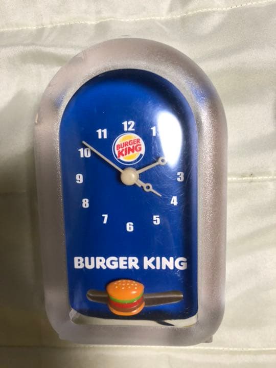 激レア　バーガーキング  置き時計　レトロ