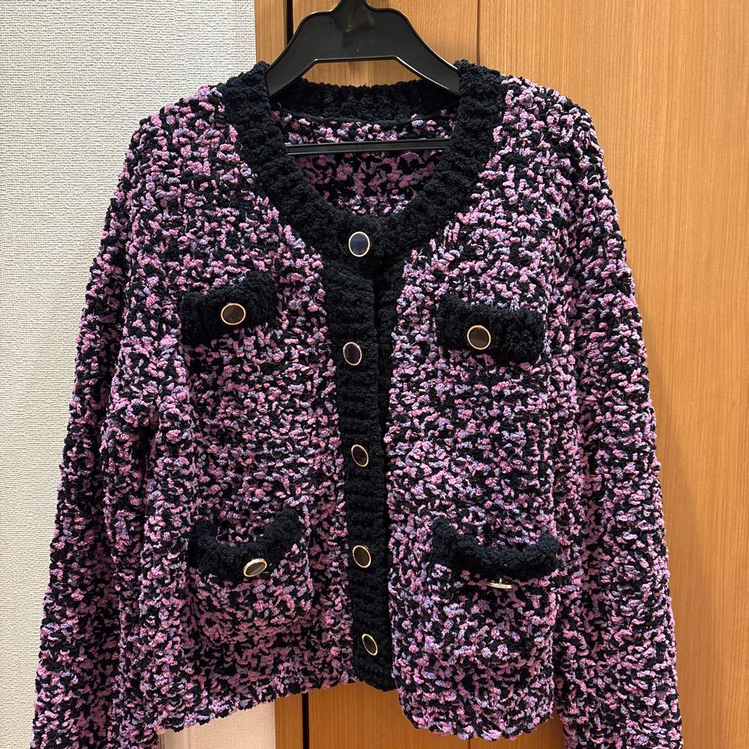 sheller シェリエ　ニットカーディガン