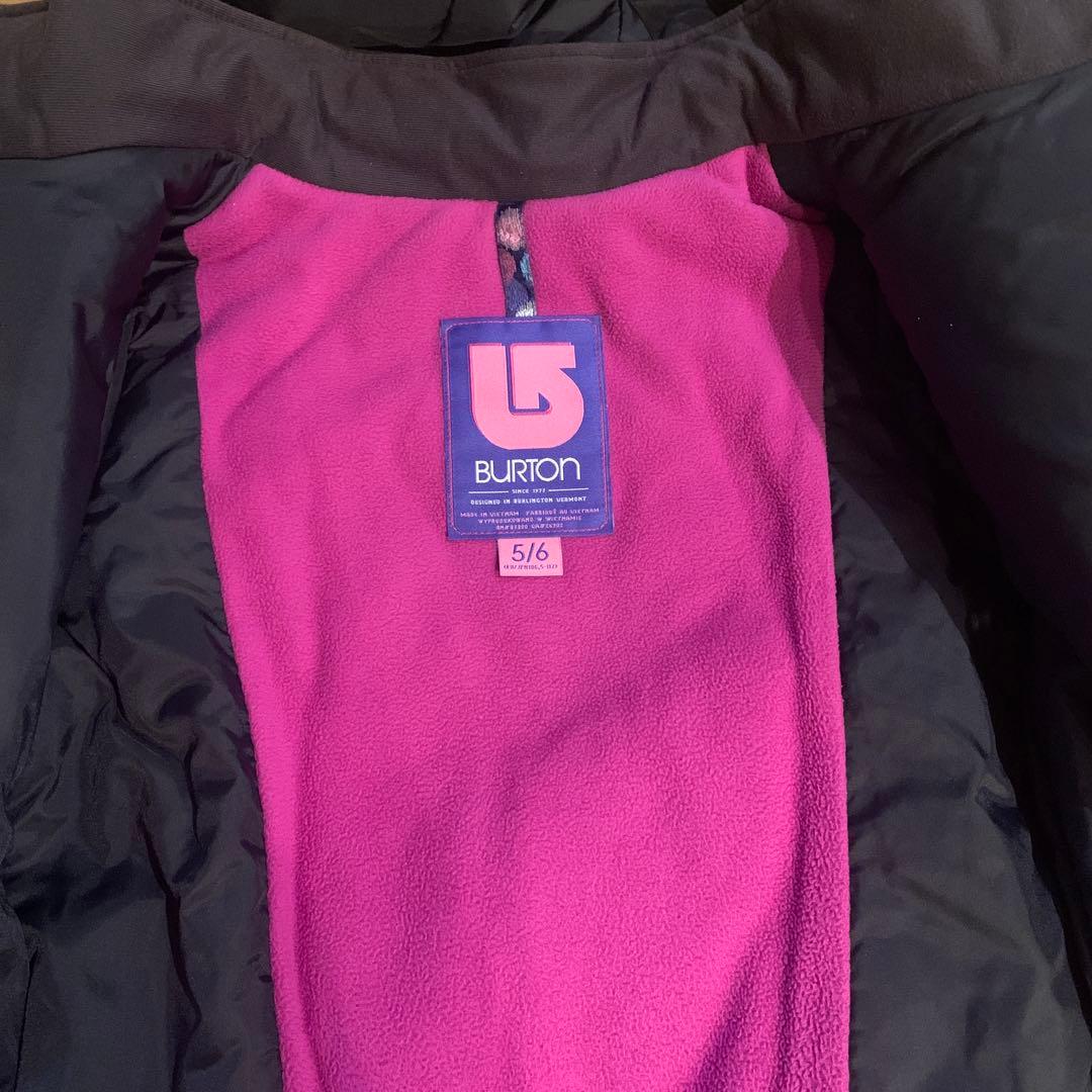 美品☆バートンキッズ スノボウェア 5/6T 110〜120 子供 スキーウェア