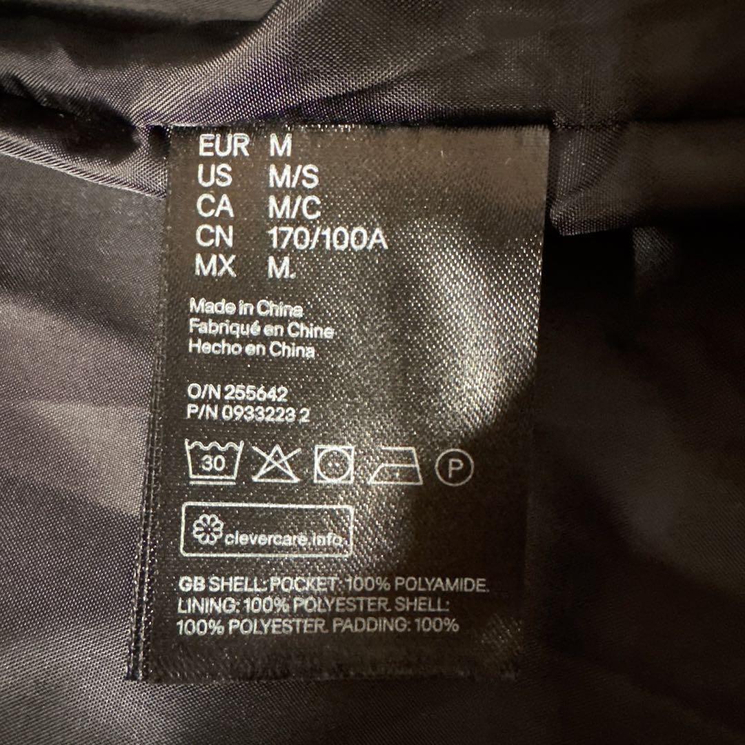  Disney ファンタジア ミッキー 総柄 ダウン　ジャケット M 黒