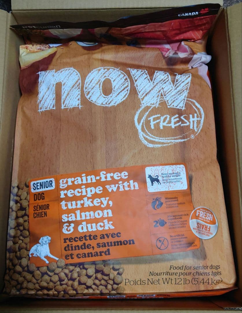 ナウフレッシュ グレインフリー シニア＆ウェイトマネジメント 5.44kg