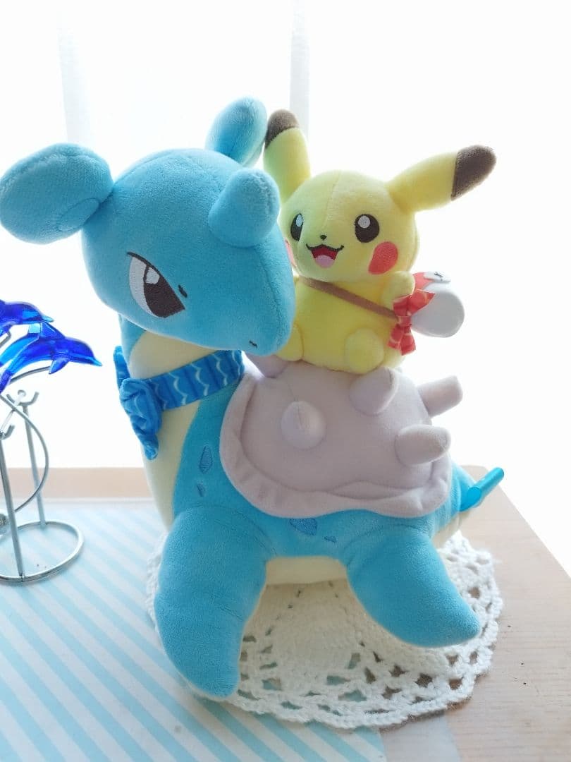 ラプラスに乗って　ぬいぐるみ