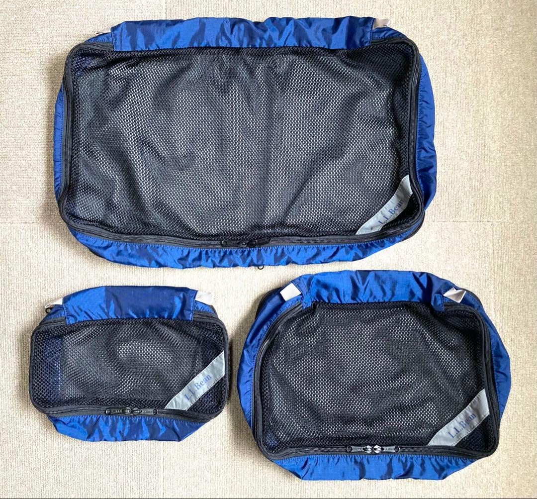 L.L.Bean トラベル パッキング バッグ 旅行 仕分け ポーチ ネイビー