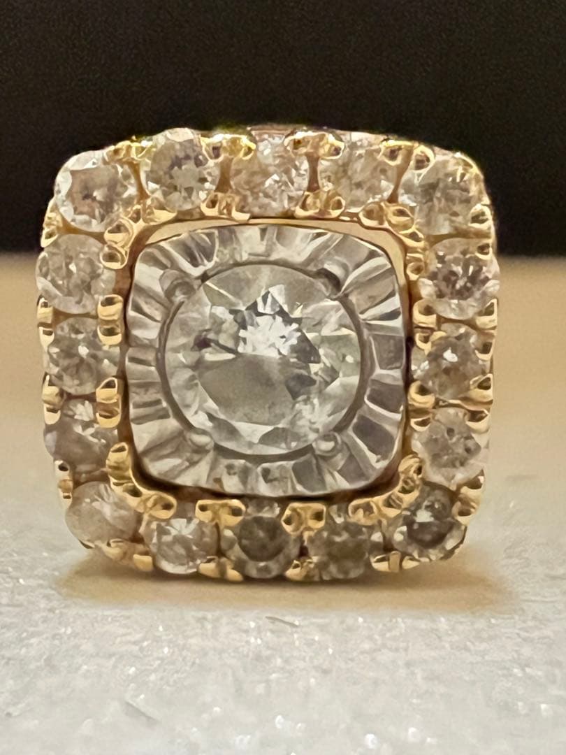 k18 ダイヤモンド　ピアス