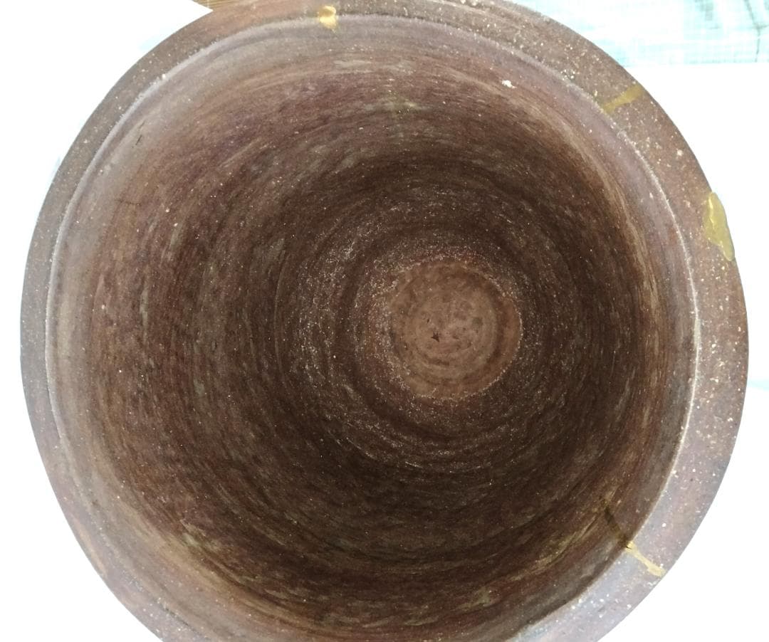 甕 素焼き スズメ蜂の巣模様 エリー242