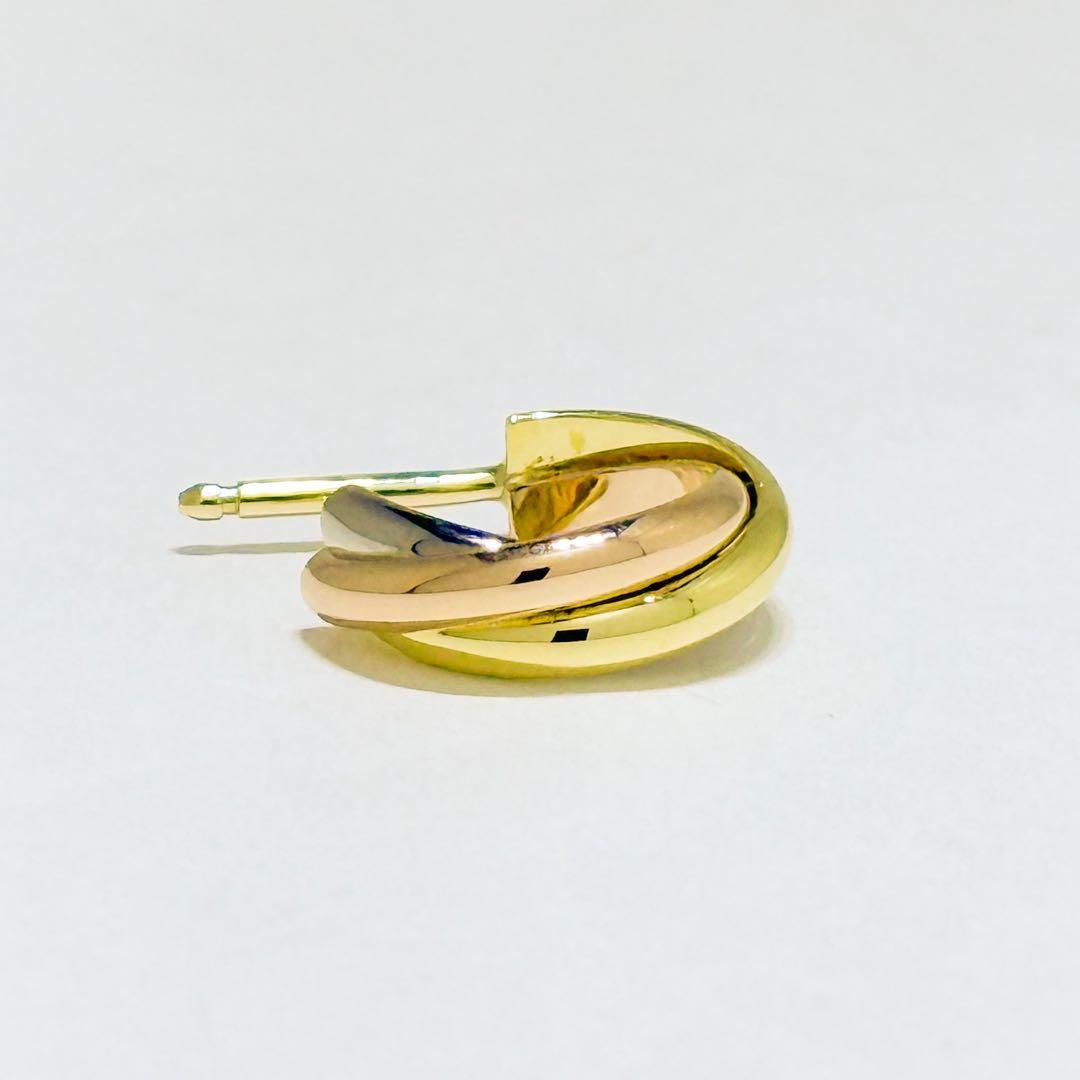 ⚪︎Cartier カルティエ トリニティ ピアス 750 K18 1.8g 片耳