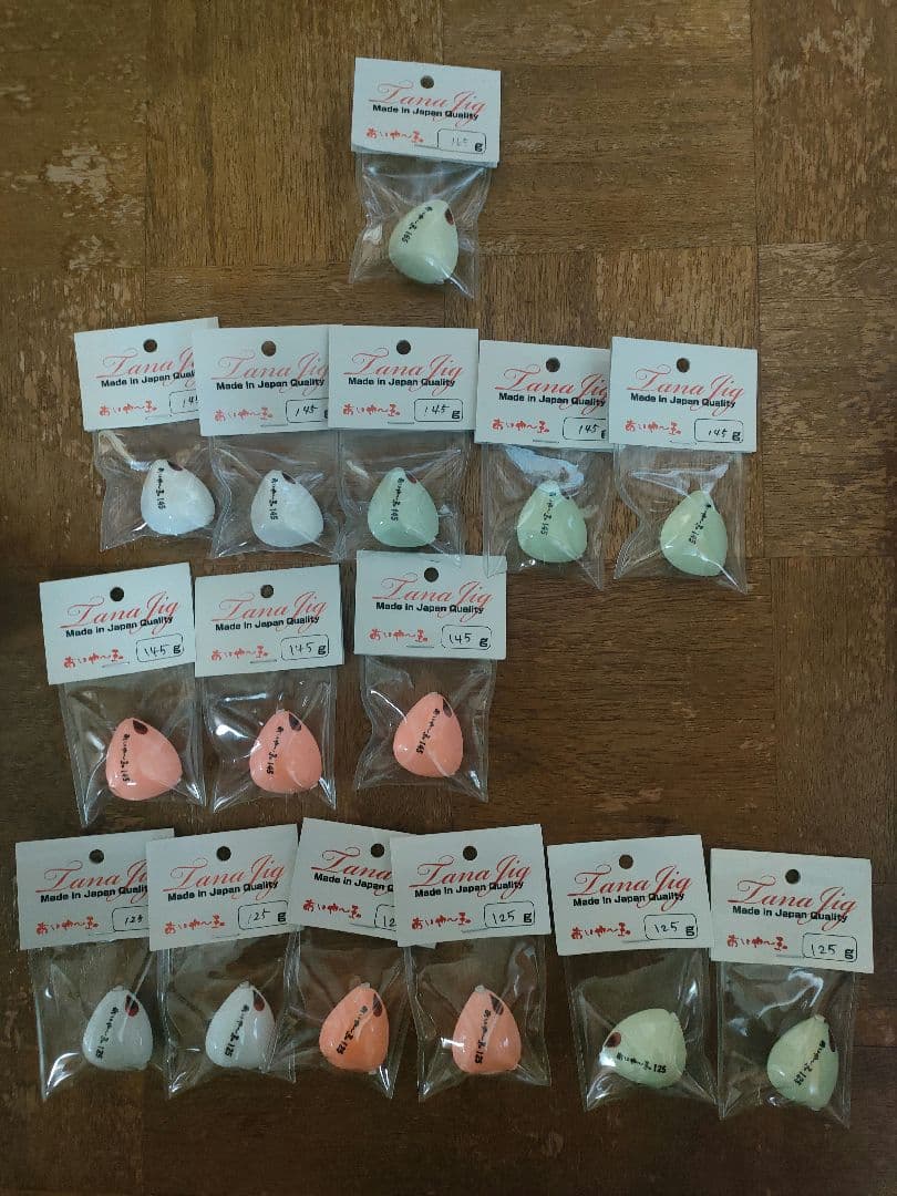 タナジグ あいや〜玉 タイラバ Tana jig あいや〜じぐ 15個セット