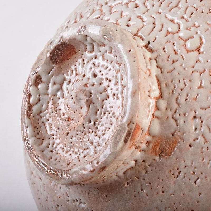 茶道具　萩焼　十一世　坂高麗左衛門作　筆洗切茶碗　共箱　M　R9037