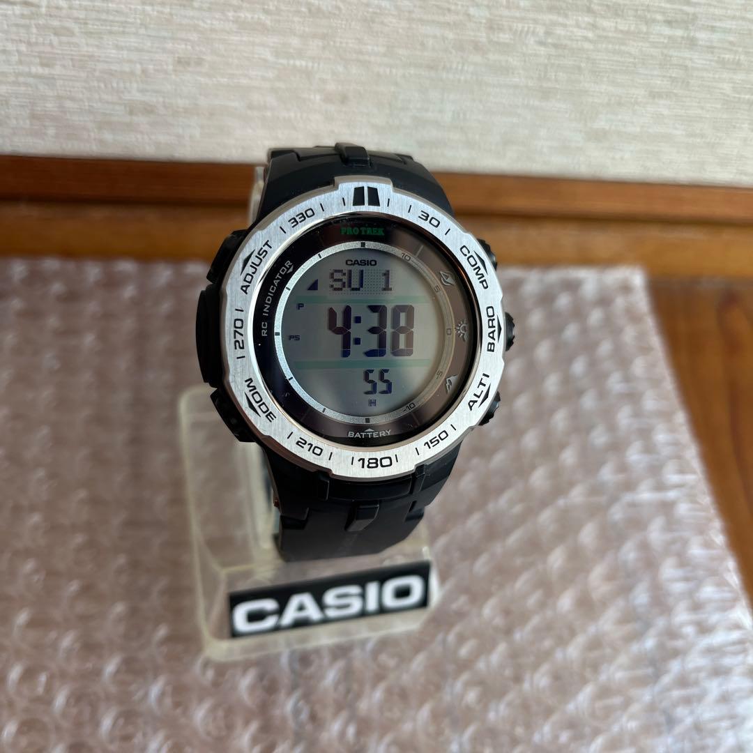 PROTREK PRW-3100 腕時計 電波ソーラー　トリプルセンサー