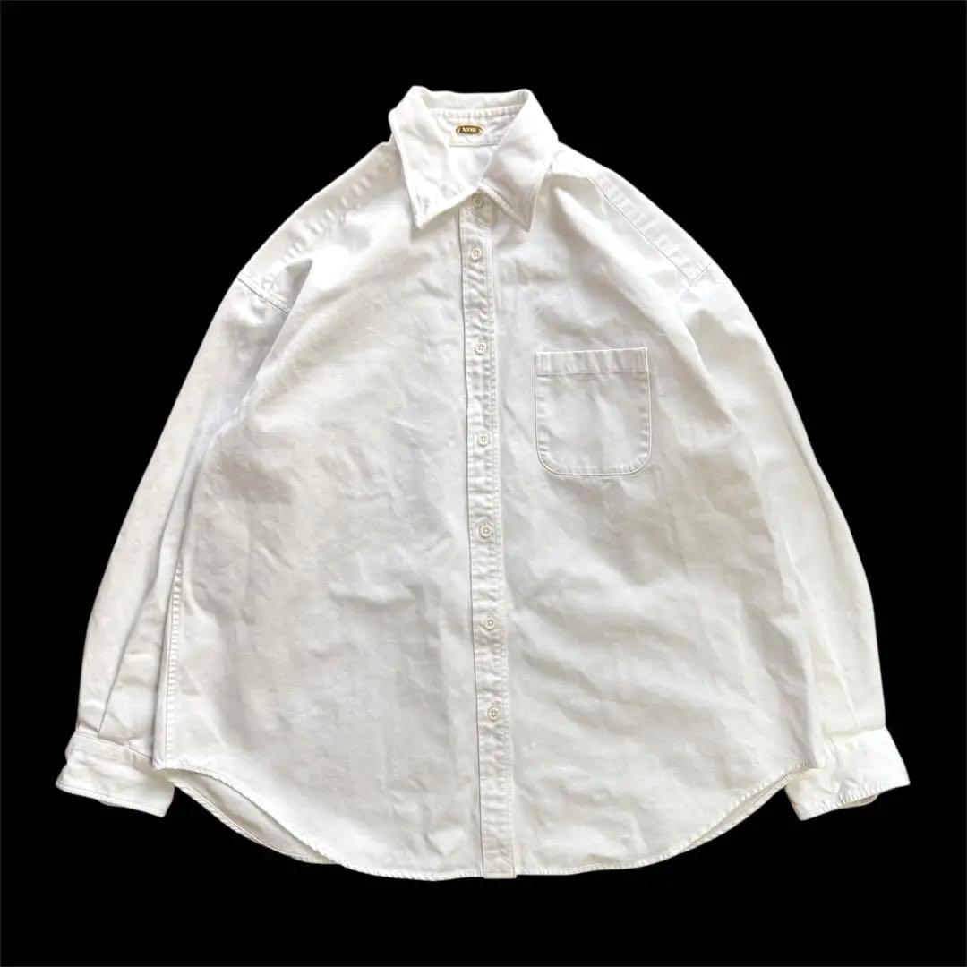 23AW MUSE OXFORD BD シャツ ジャケット ホワイト