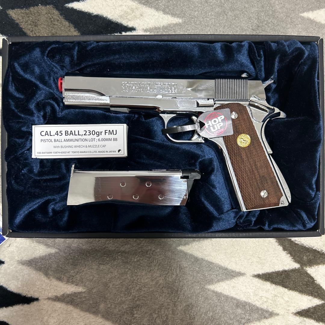 コルトガバメントシリーズ70ニッケルフィニッシュ