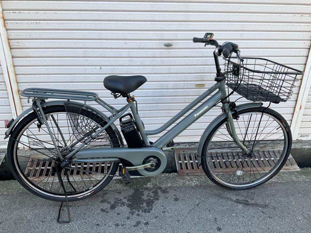 パナソニック最新機種電動アシスト自転車ティモS26インチカーキアルミボディー