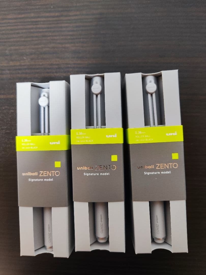 uni-ball ZENTO ボールペン 3本セット