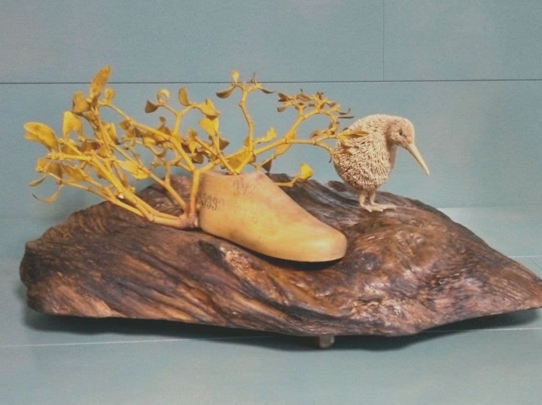 盆栽台　花台　飾り台　置物　一枚板